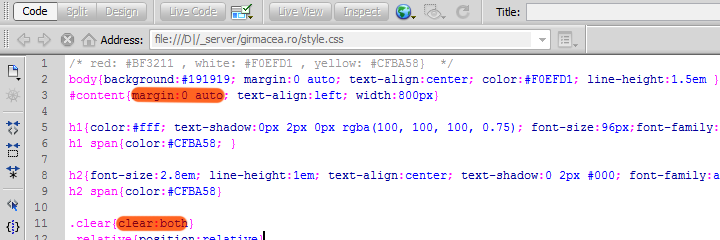 Fixing blog CSS issues