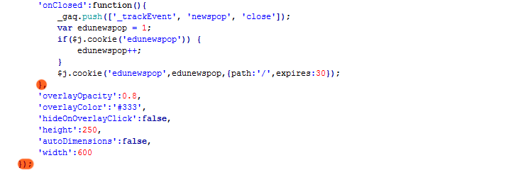 Repairing Javascript/Jquery errors